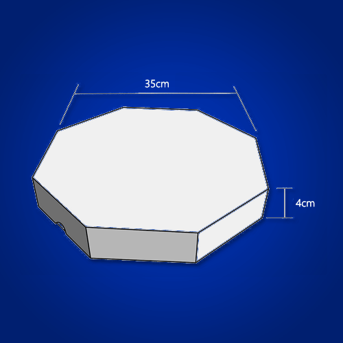 caixa para pizza com visor embalagem